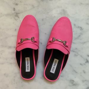 Steve Madden Kandi Leather Dress Mules - Pink